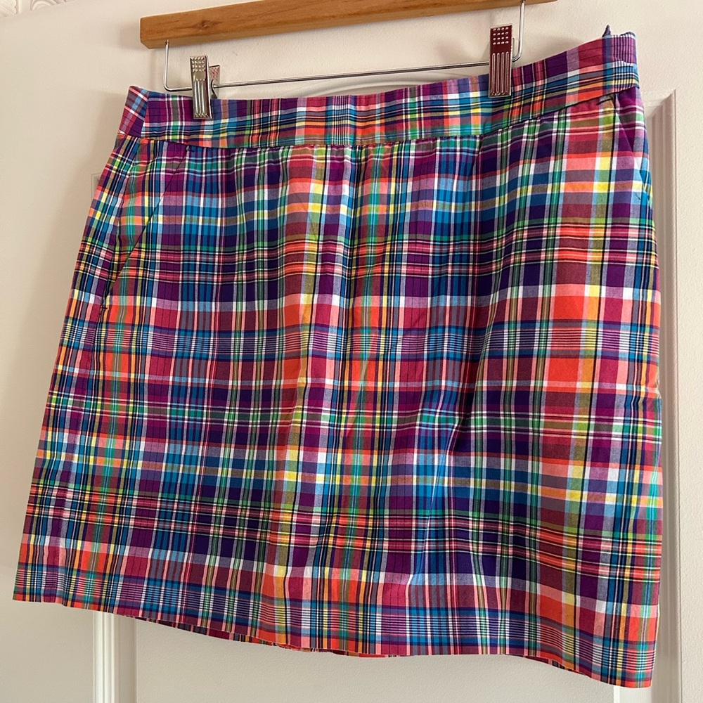 Polo Ralph Lauren Colorful Plaid Women's Skort